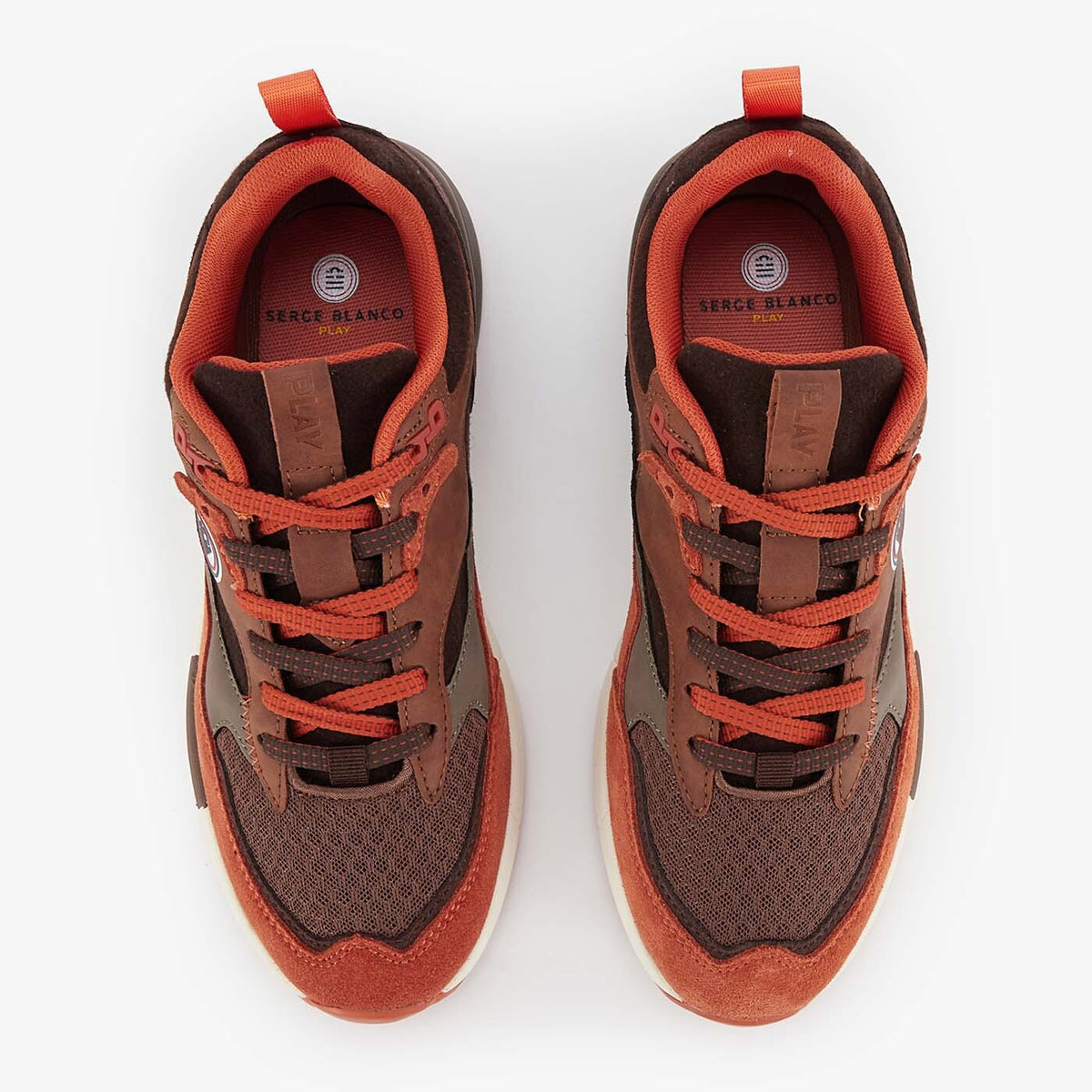 Sneaker Courchevel orange