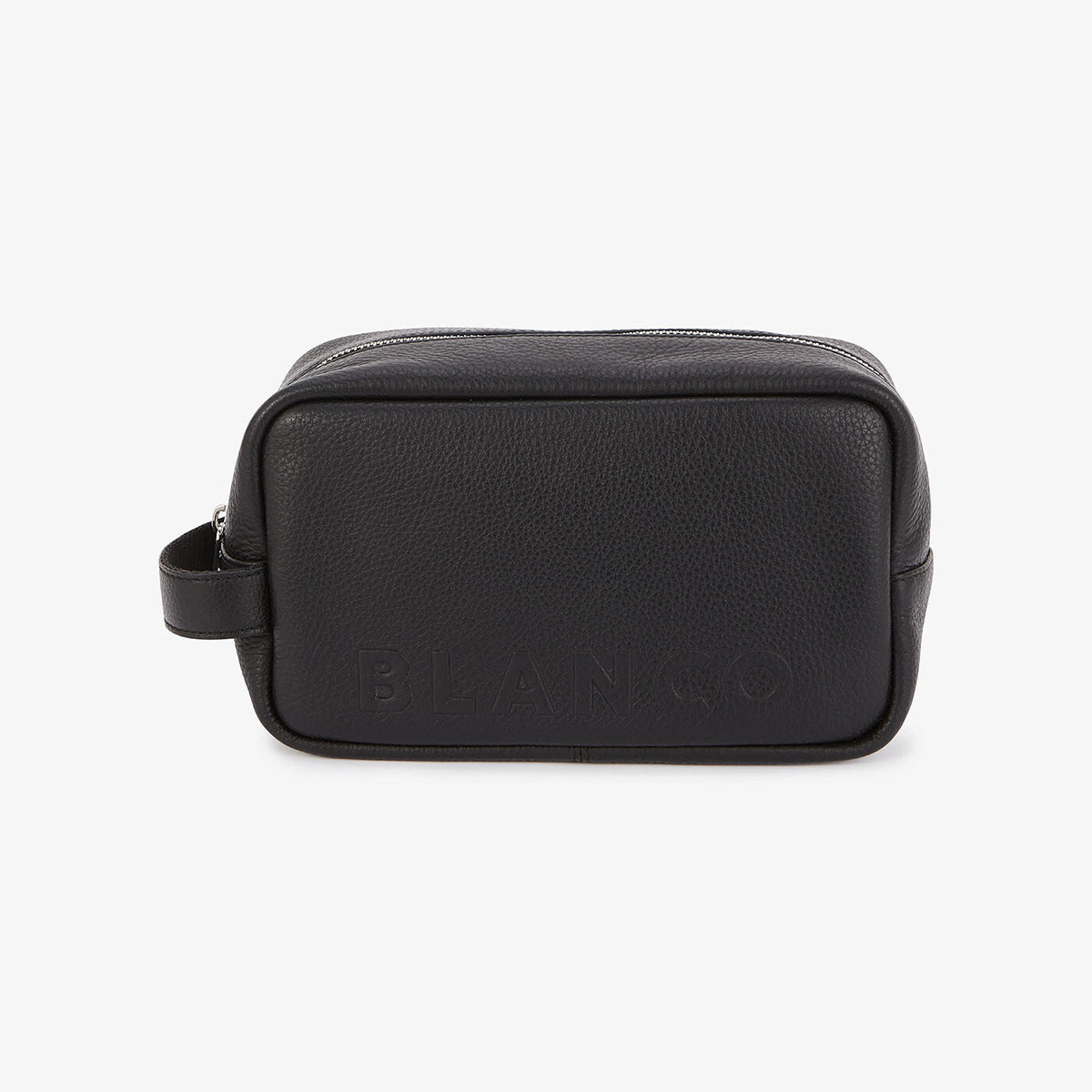 Trousse de toilette en cuir noire LONDON