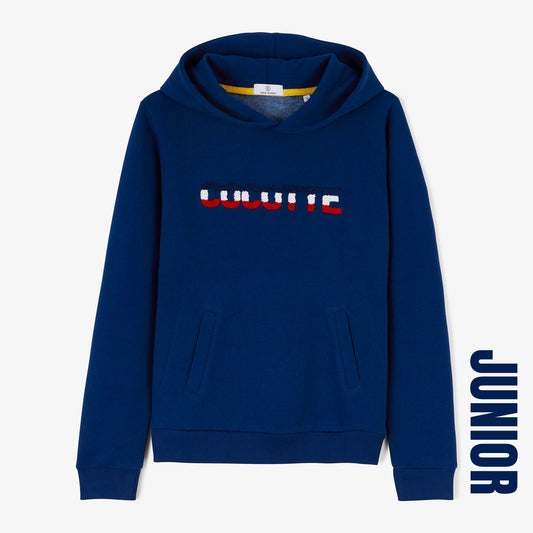 Sweat à capuche Junior COCOTTE en molleton édition limitée bleu nuit