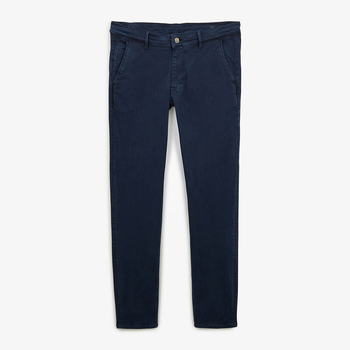 Chino 741 coupe confort bleu foncé