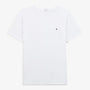 T-shirt en jersey col rond blanc