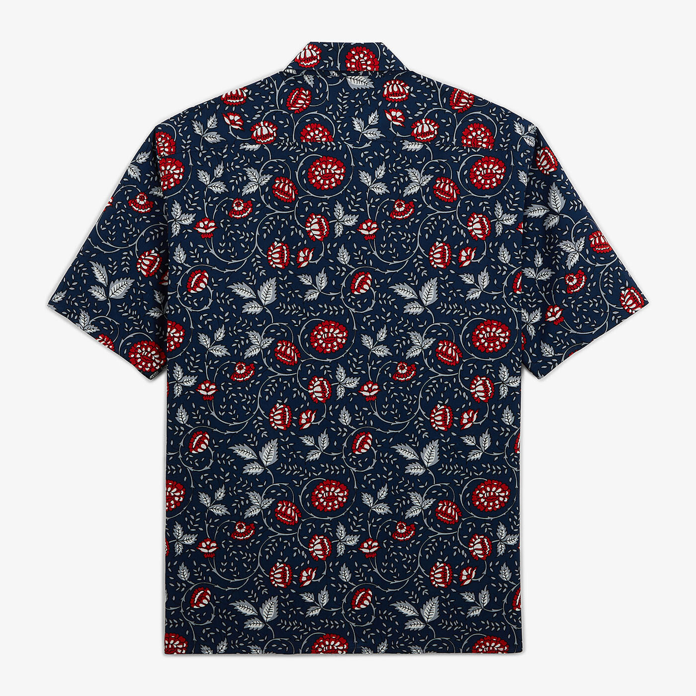 Chemise manches courtes San indigo imprimé batik