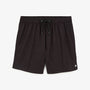 Short de bain monogramme noir Nils