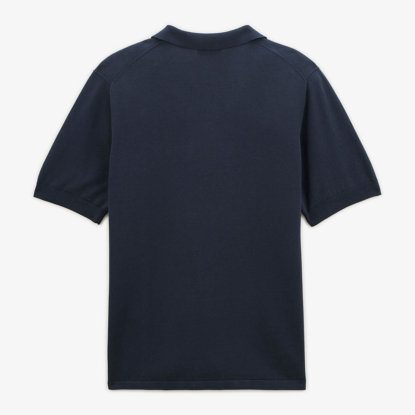 Pull en maille légère Marvin col polo indigo