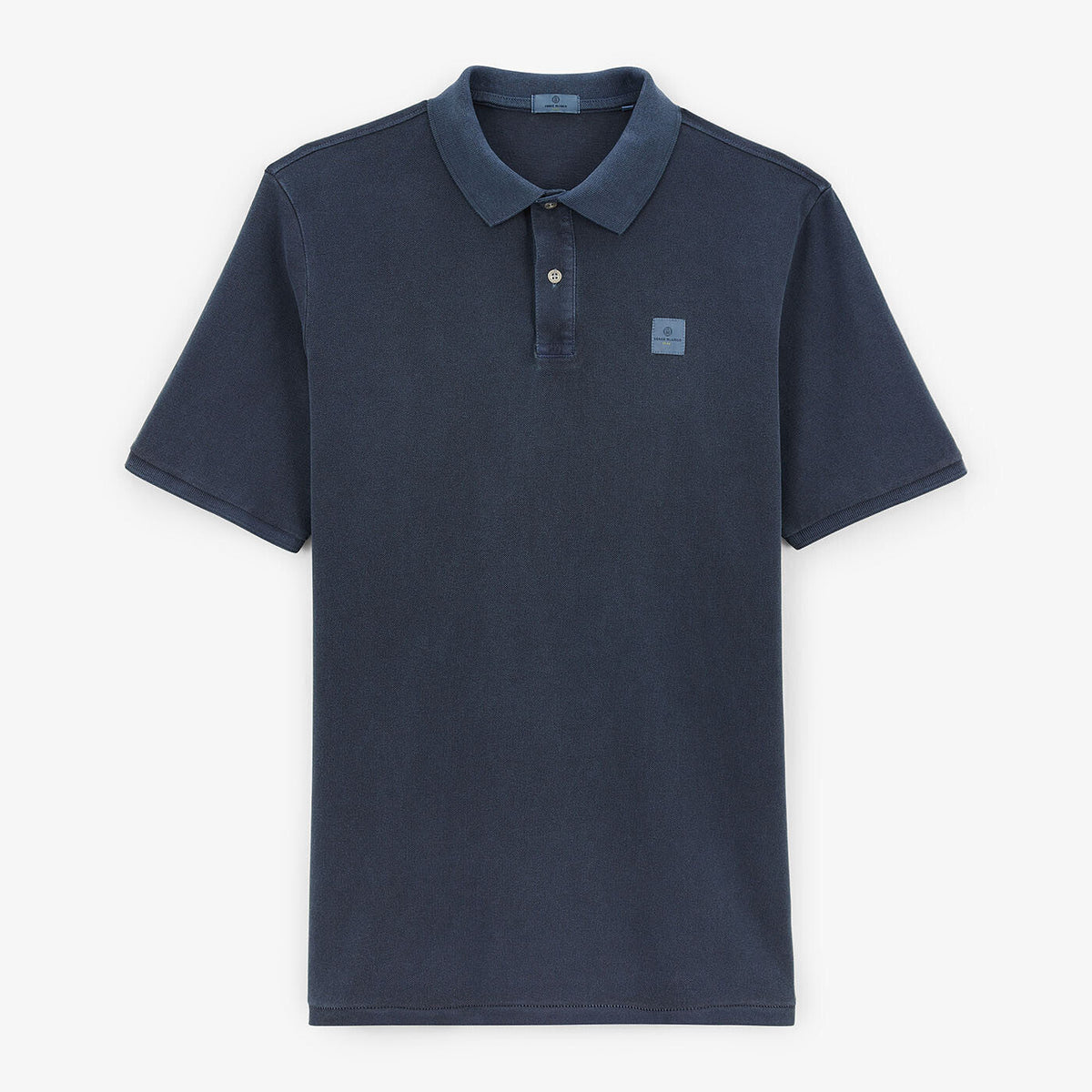 Polo piqué Louis bleu foncé