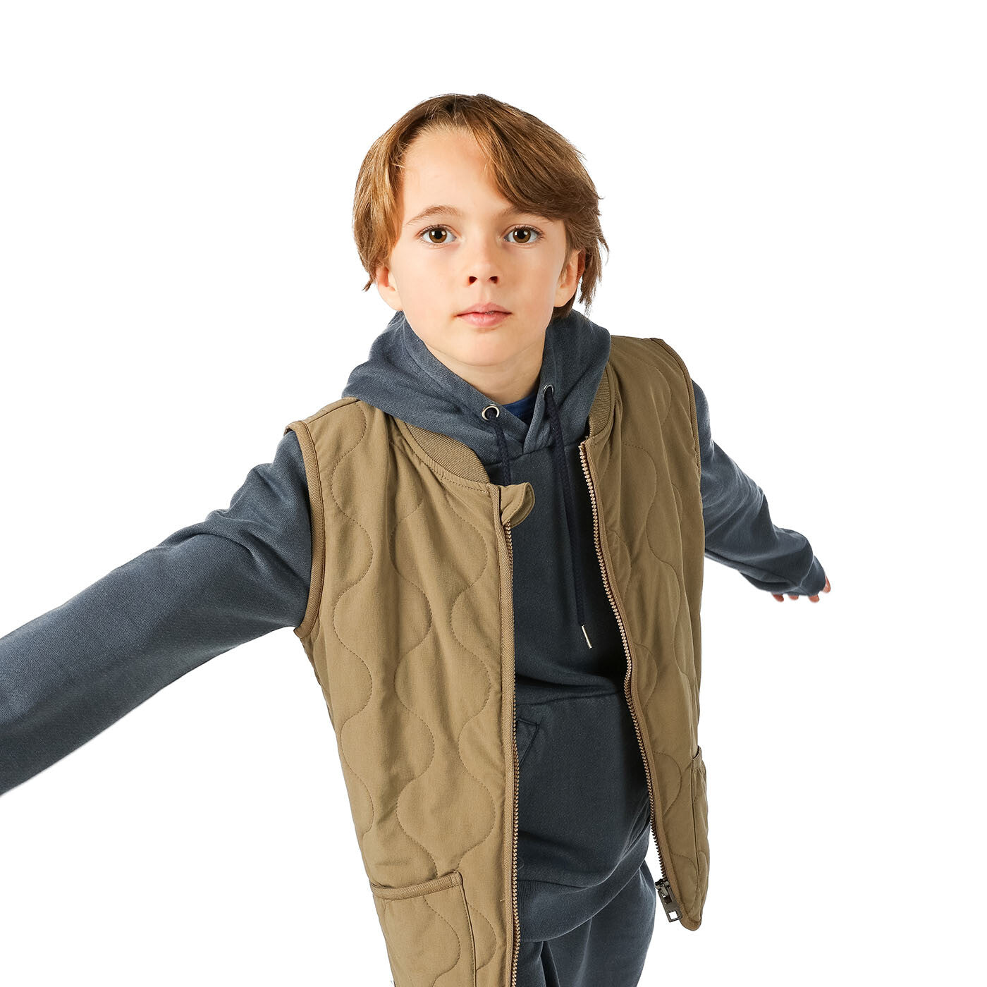 Veste matelassée Dustin junior beige