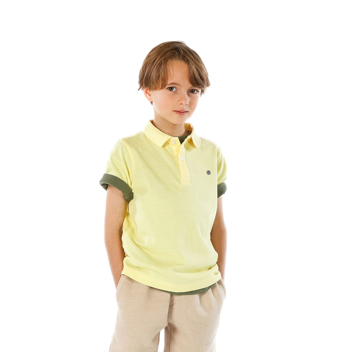 Polo piqué Lucas junior yuzu