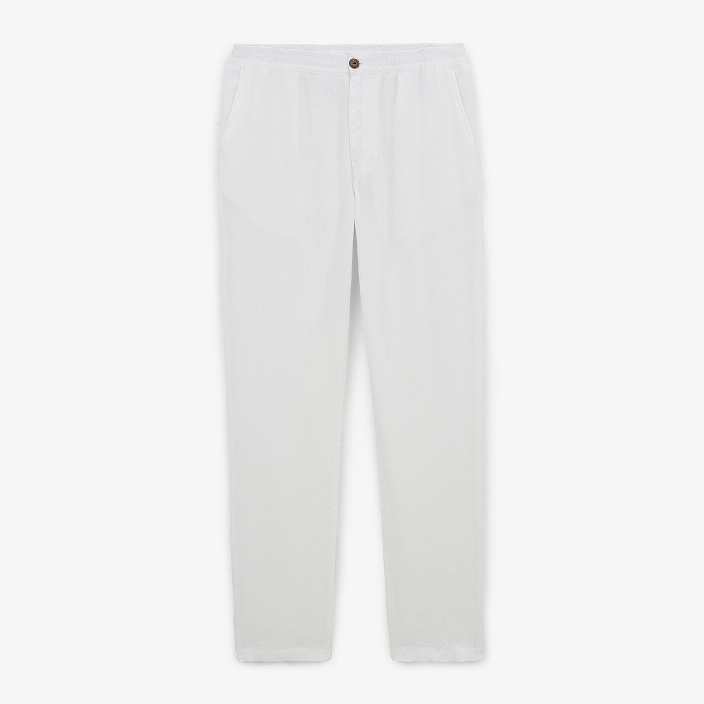 Pantalon 738 en lin blanc