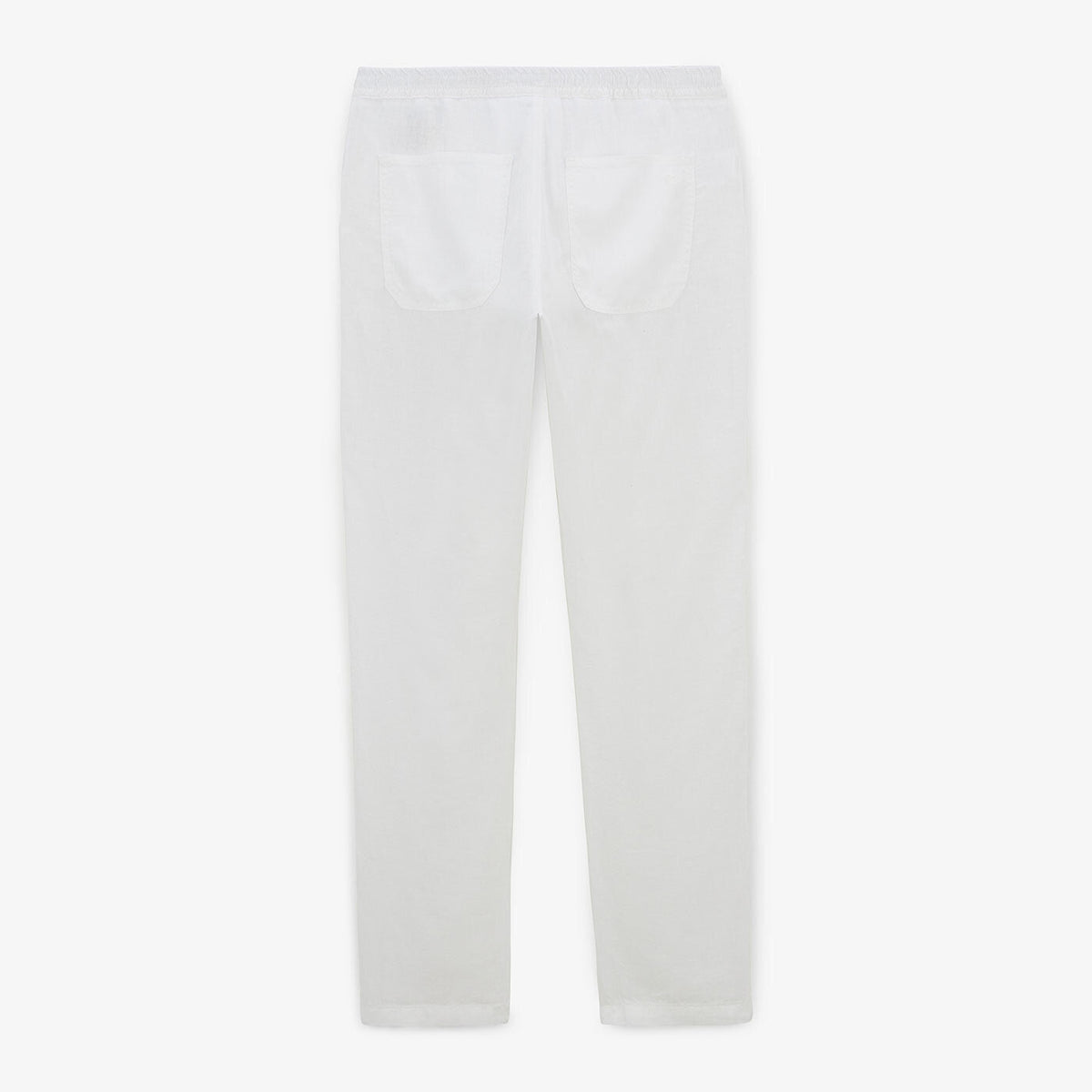 Pantalon 738 en lin blanc