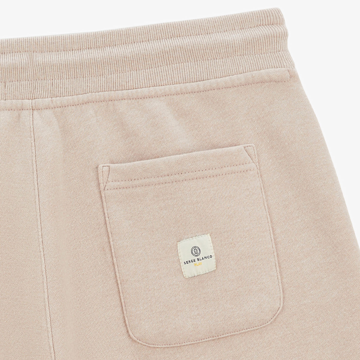 Short en molleton beige chiné Basile