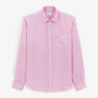 Chemise regular en lin lilas