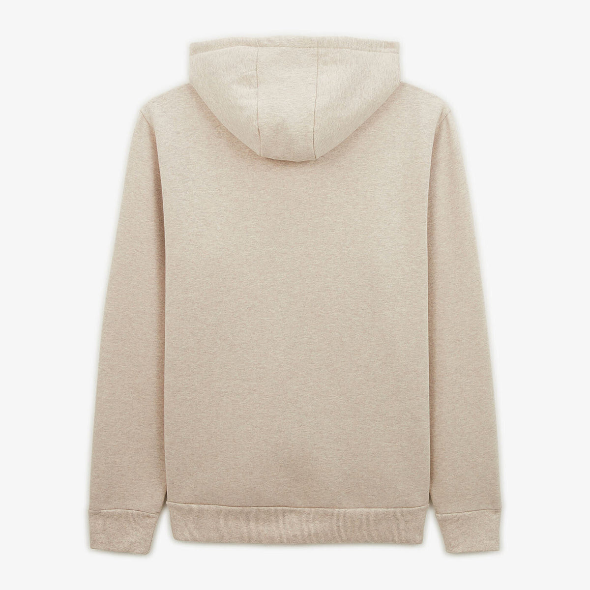 Sweat zippé Stan beige chiné