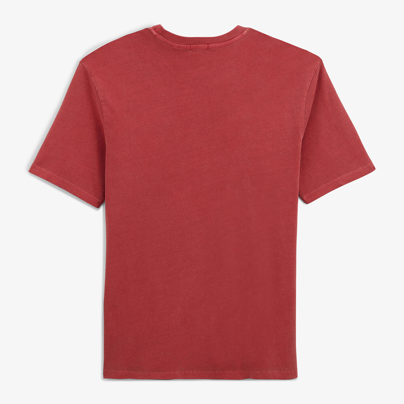 T-shirt Tim rouge avec poche poitrine