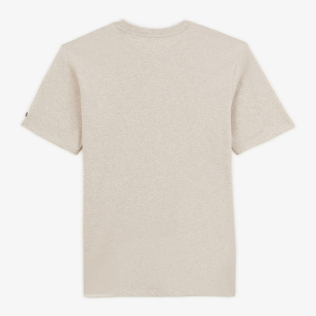 T-shirt Titus beige chiné imprimé