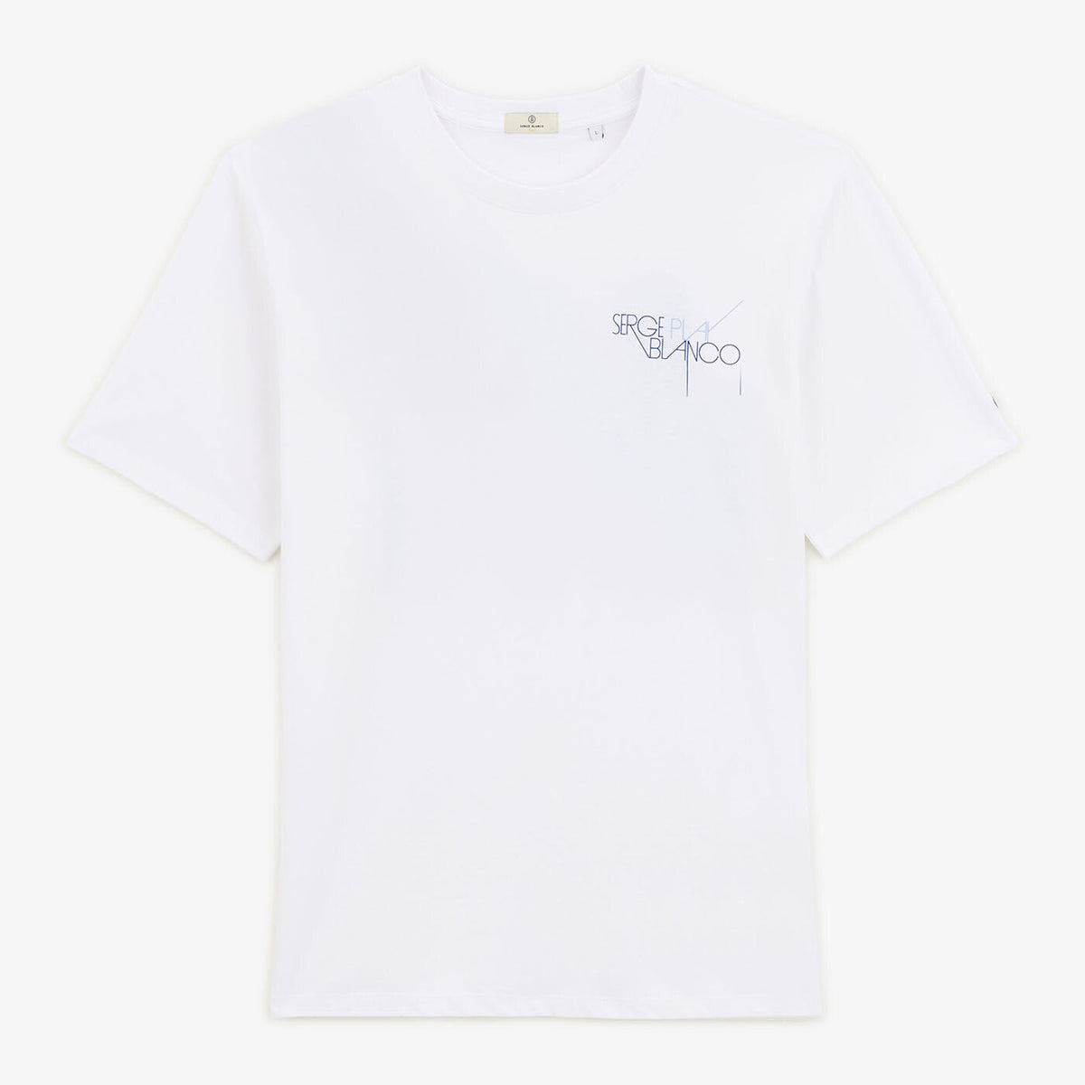 T-shirt Thadd blanc imprimé dos