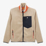 Veste polaire Toronto beige et bleu foncé