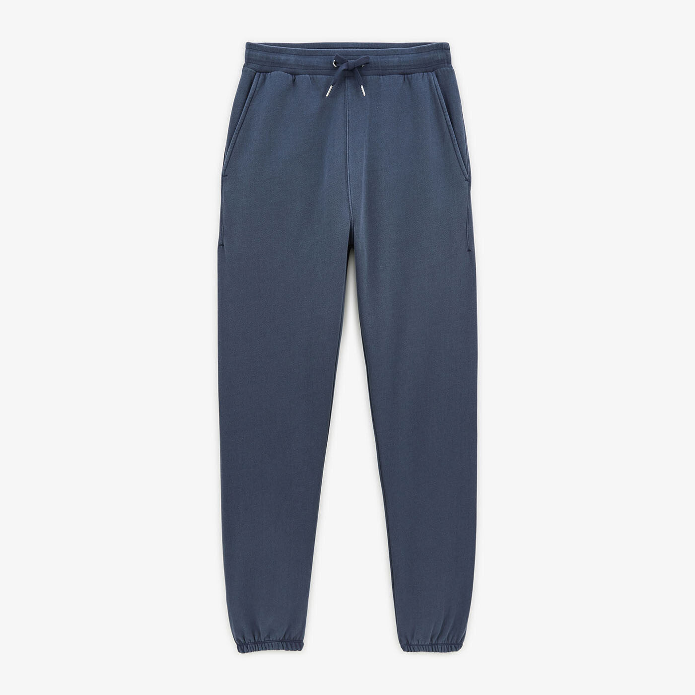 Jogging en molleton bleu foncé