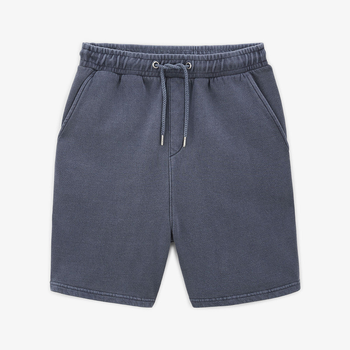 Short en molleton bleu foncé Basile