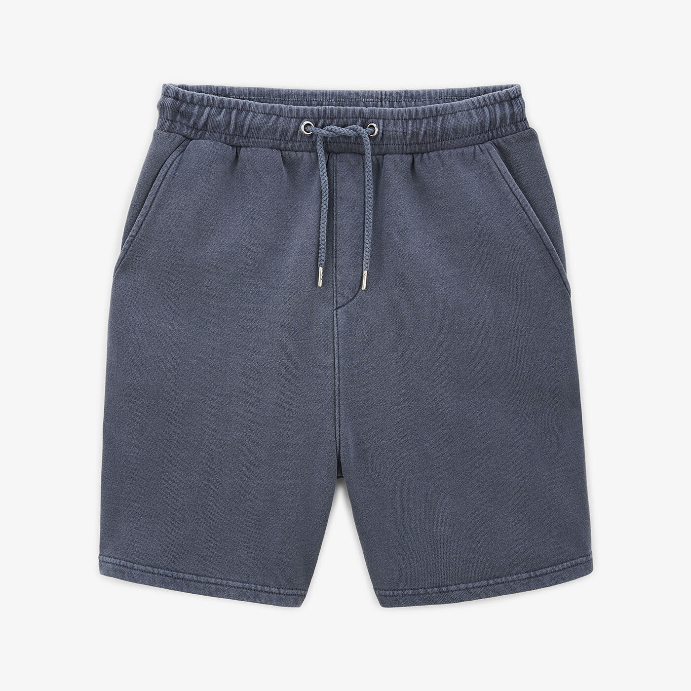 Short en molleton bleu foncé Basile