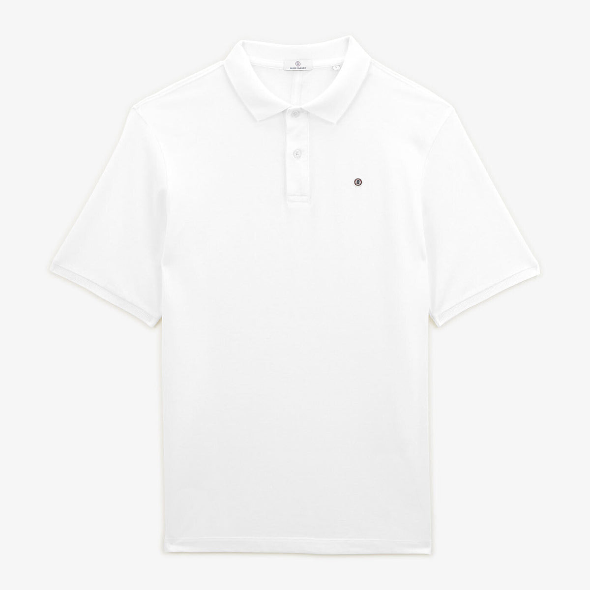 Polo piqué Lucas blanc