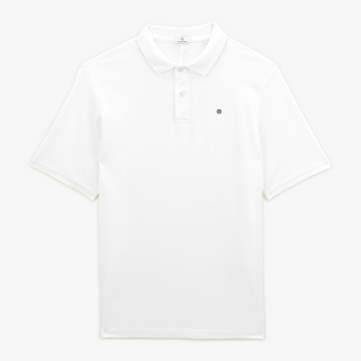 Polo piqué Lucas blanc