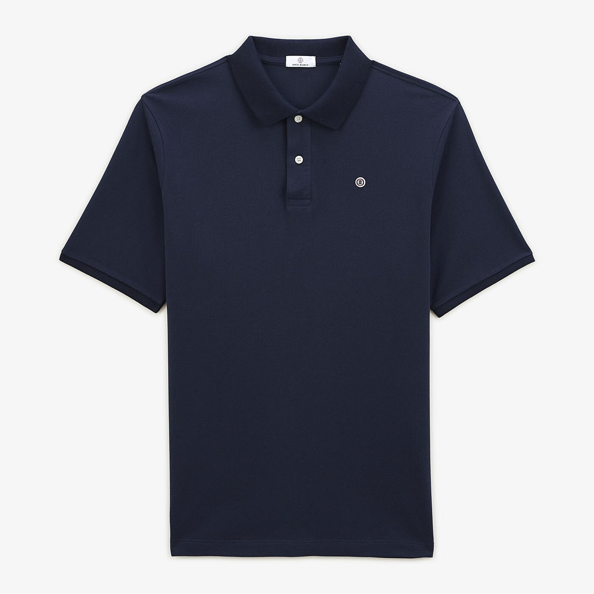 Donkerblauwe Lucas-piqué-polo