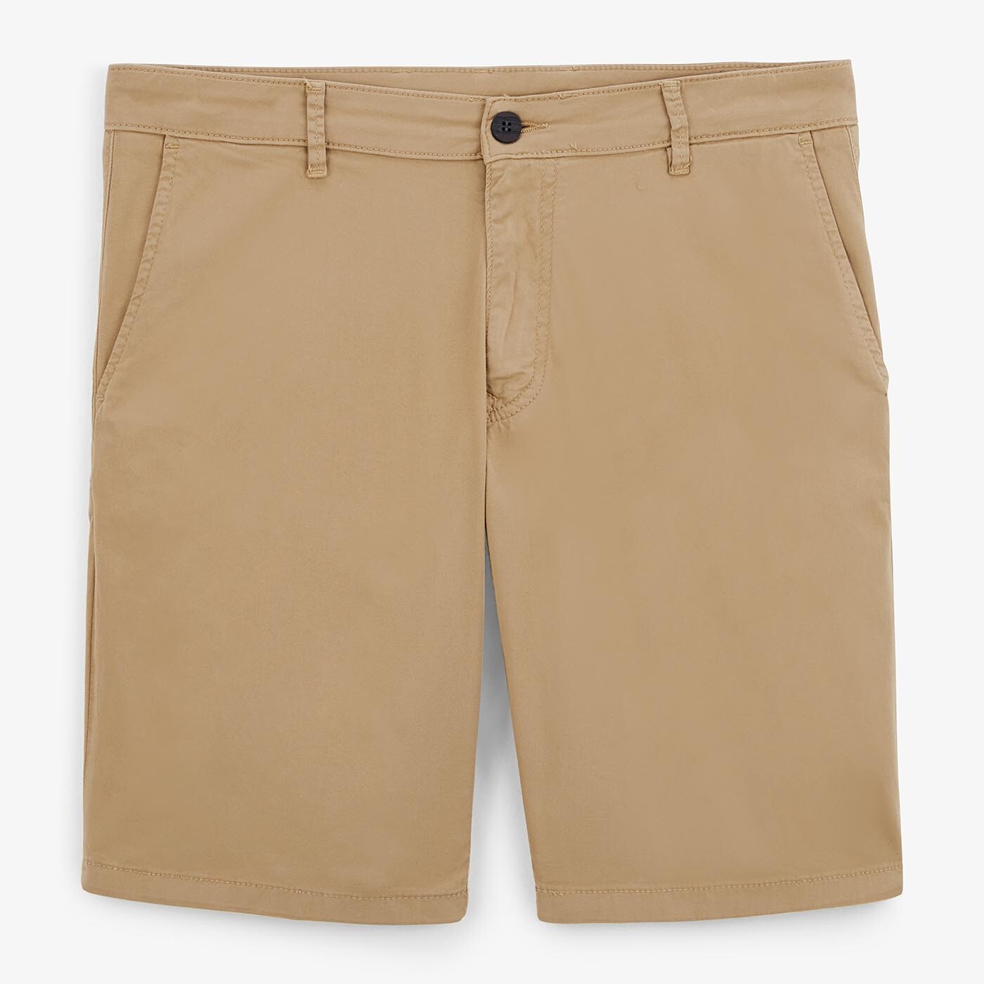 Bermuda chino 200 coupe confort beige