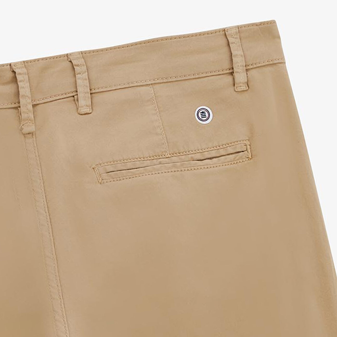 Bermuda chino 200 coupe confort beige