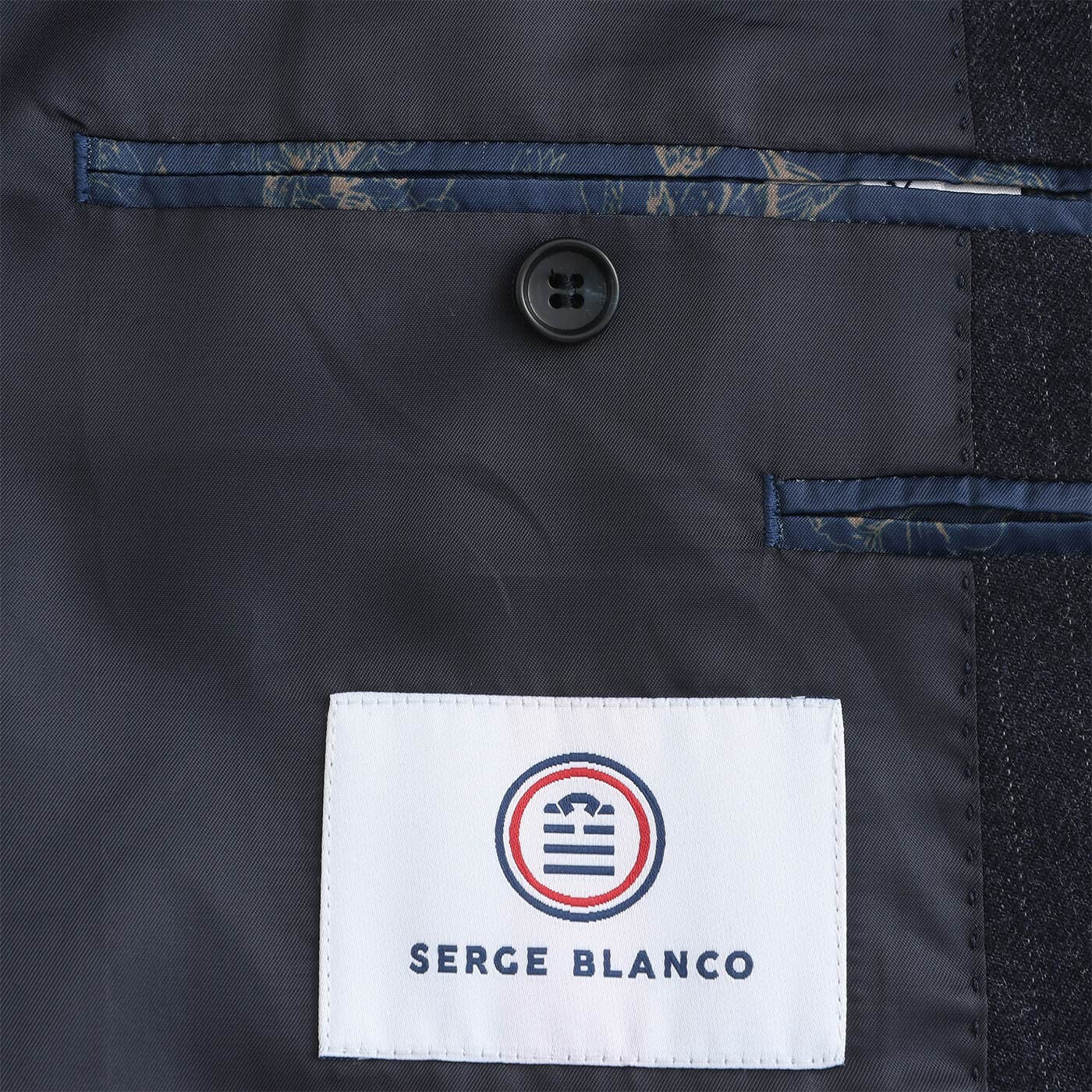 Veste Simon rayée denim