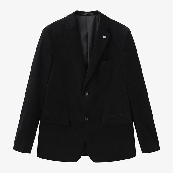 serge blanco Veste blazer Henri en velours noire Vente en ligne Vêtements