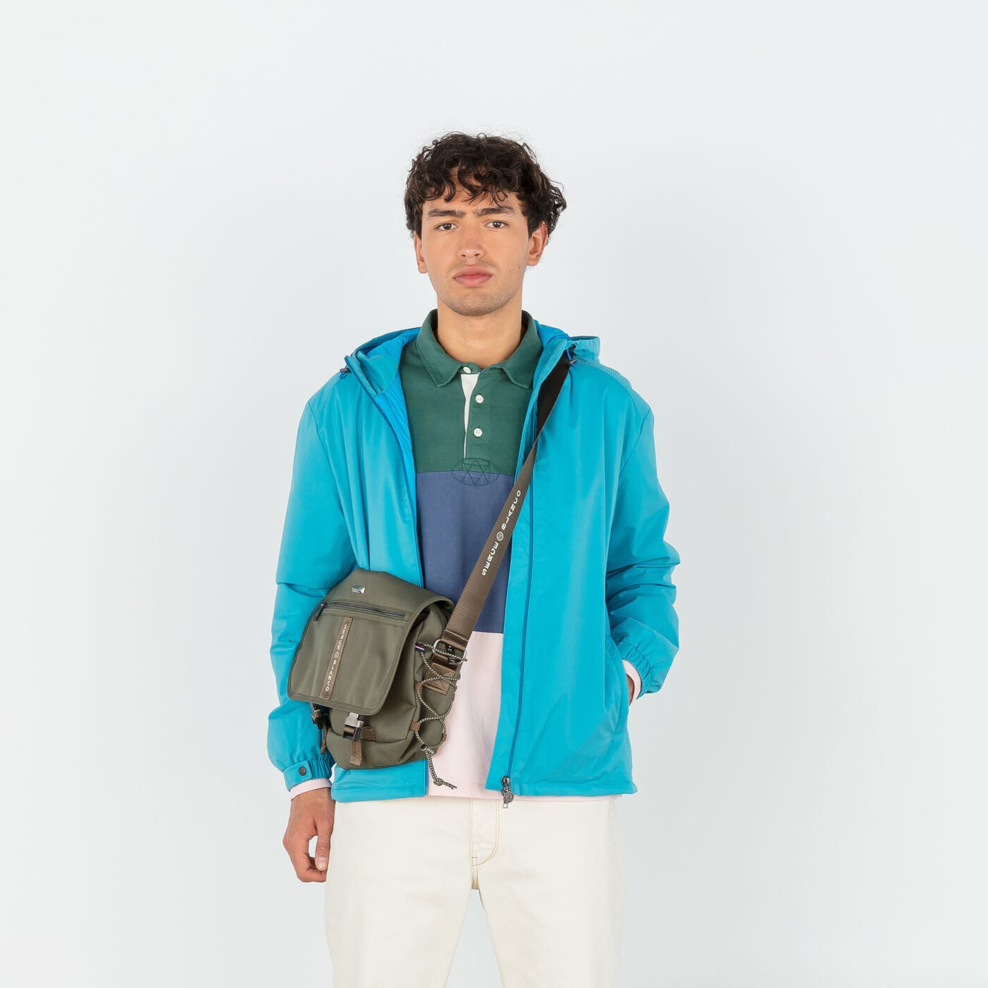 Veste déperlante Doron turquoise