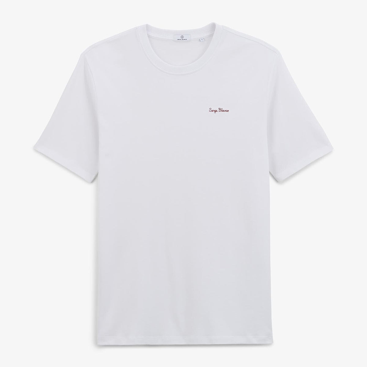 T-shirt Trevor broderie blanc