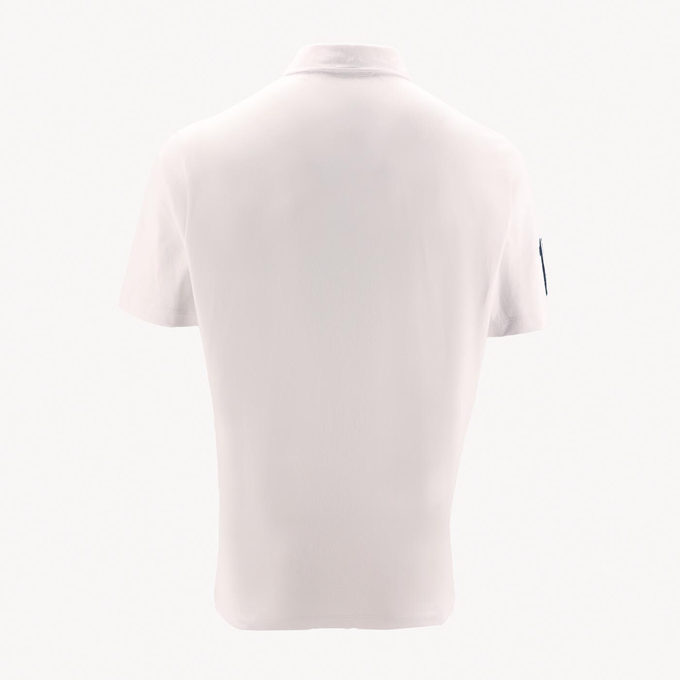 Polo 15 en jersey blanc