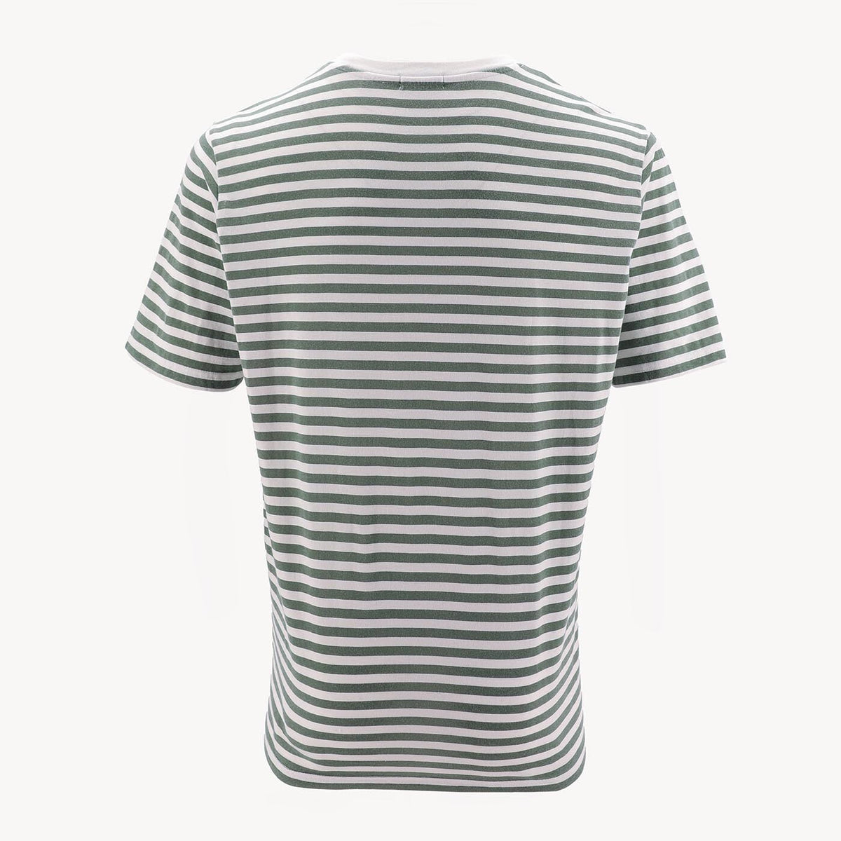 T-shirt en coton rayé militaire