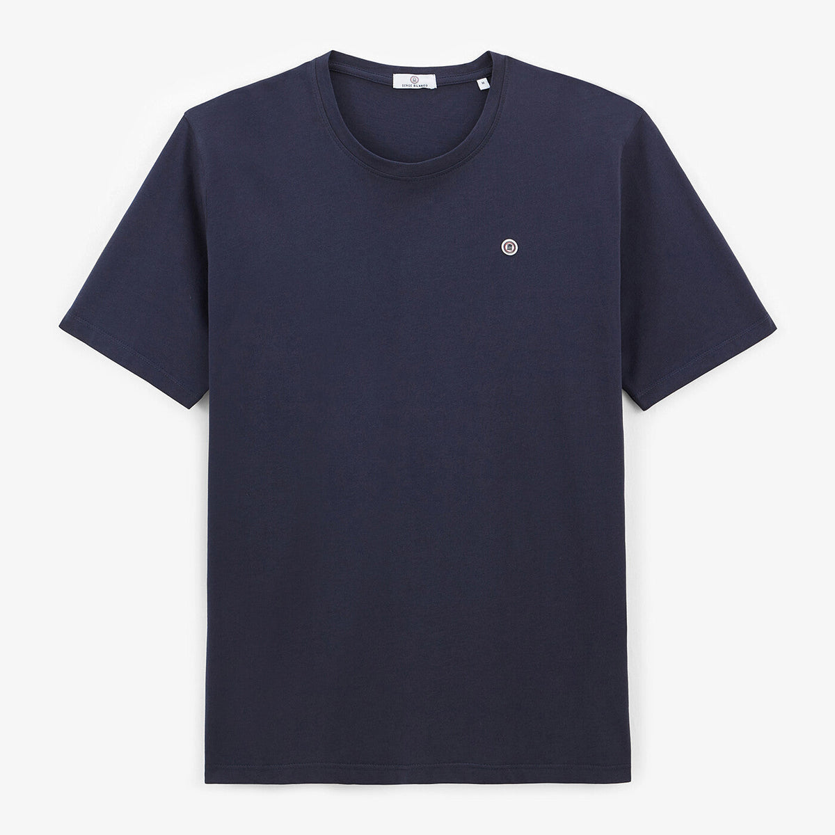 T-shirt bleu marine cible dos