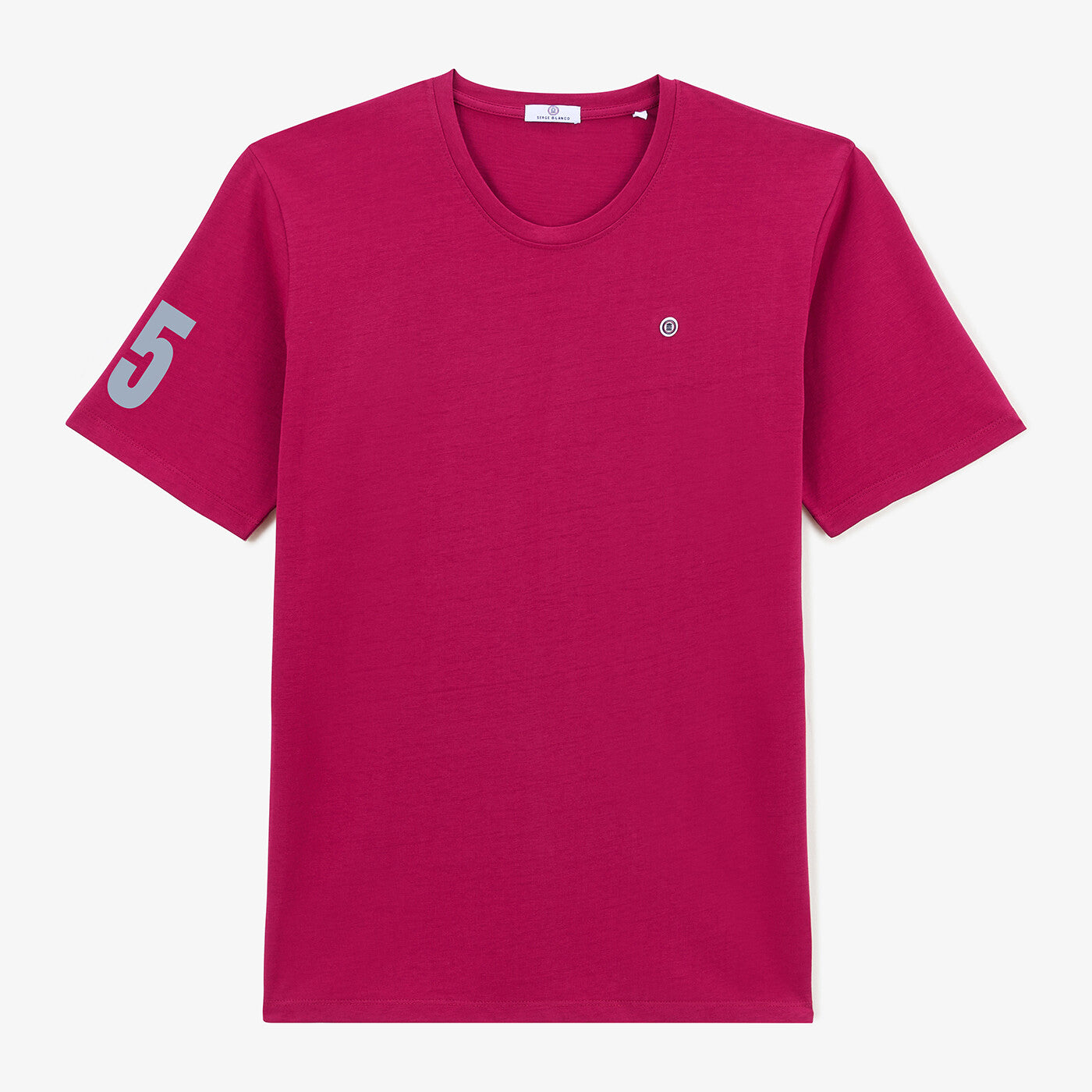 T-shirt rouge cerise 15 manche