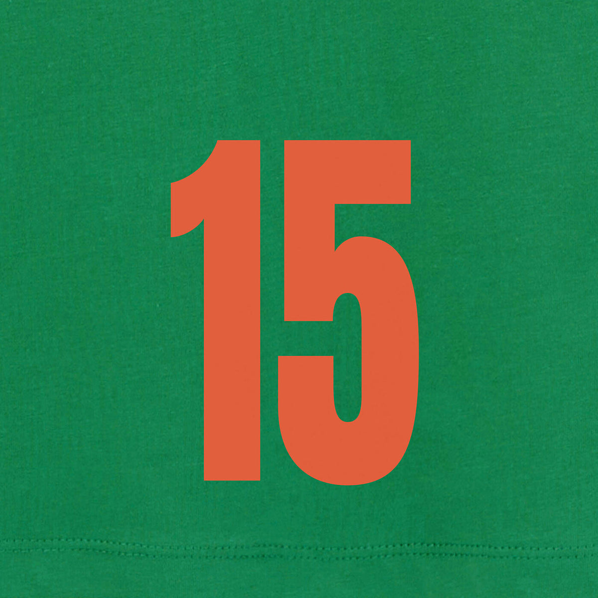 T-shirt vert gazon 15 manche