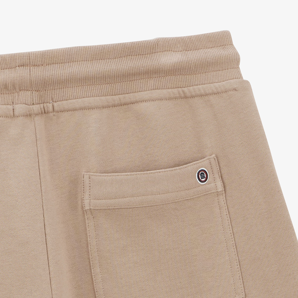 Taupe fleece shorts