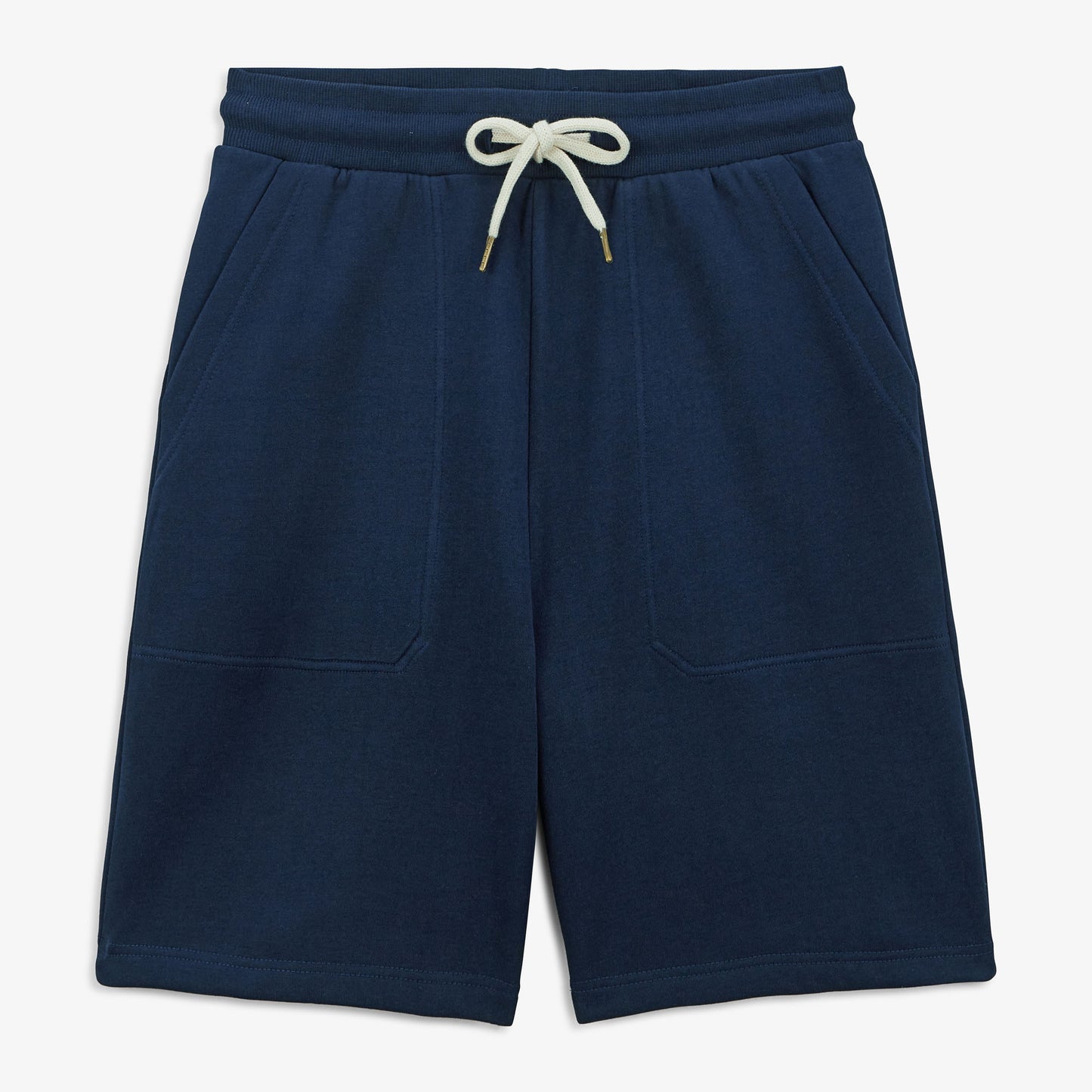 Short en molleton bleu marine