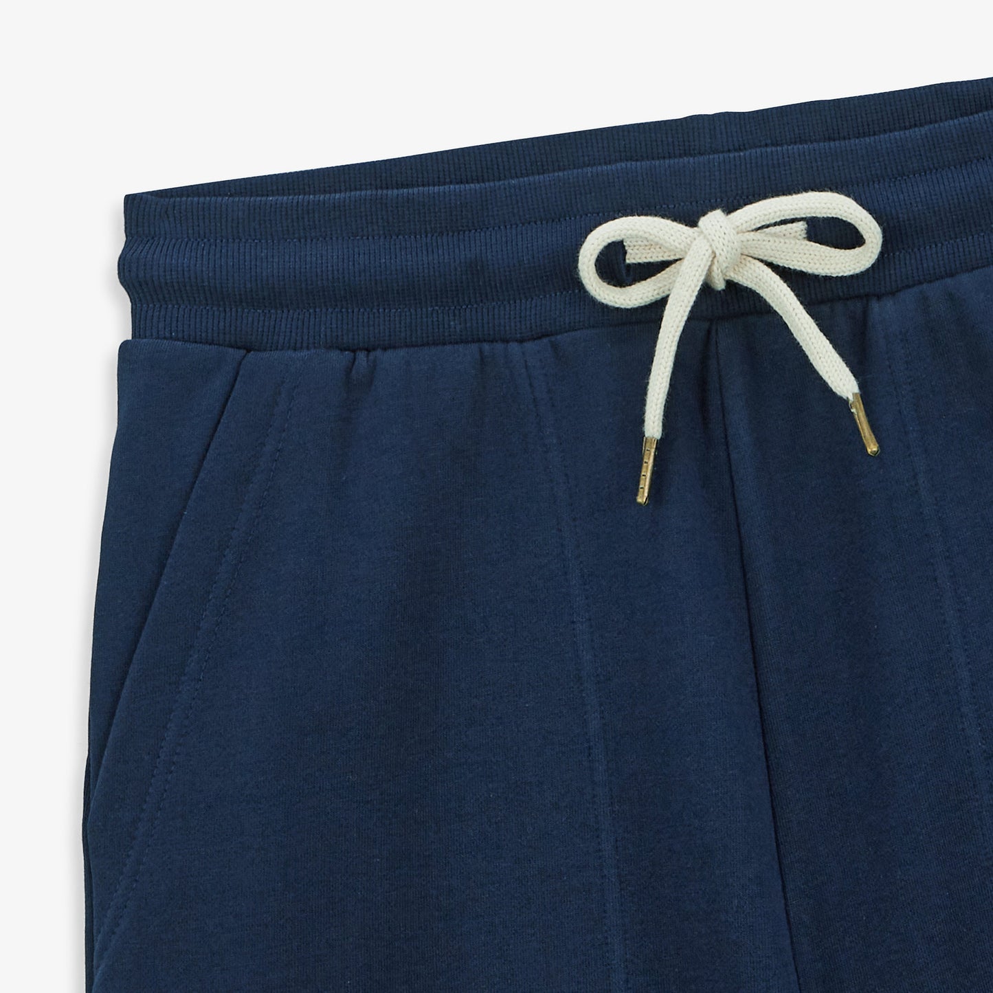 Short en molleton bleu marine