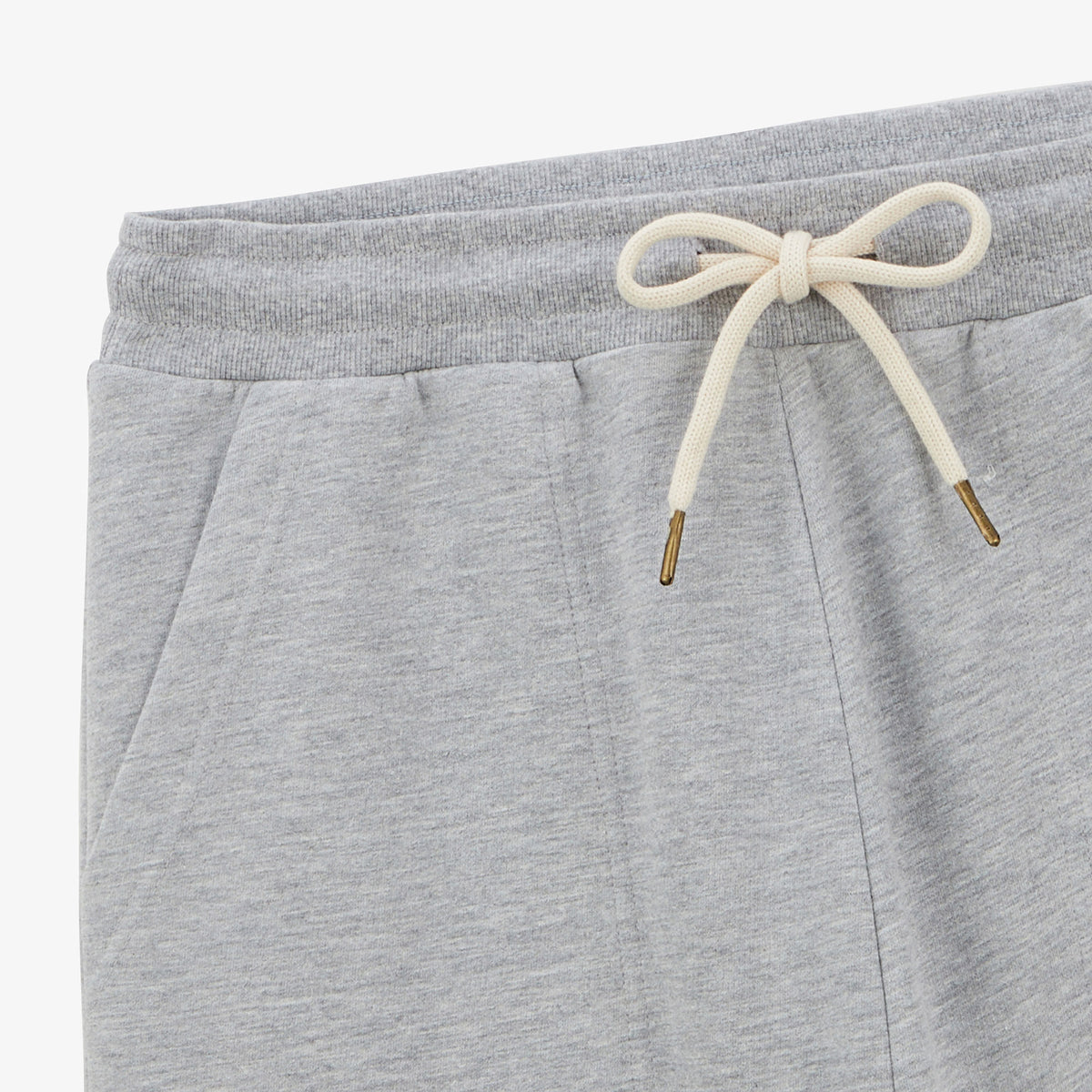 Grey fleece shorts