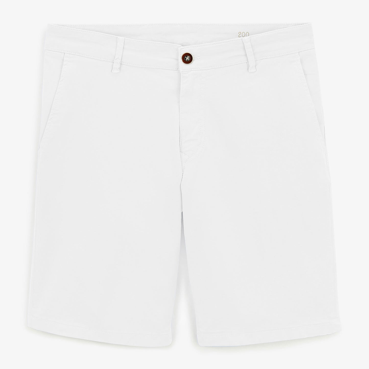 Bermuda 200 plain stretch white