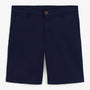 Bermuda shorts 200 plain stretch dark navy