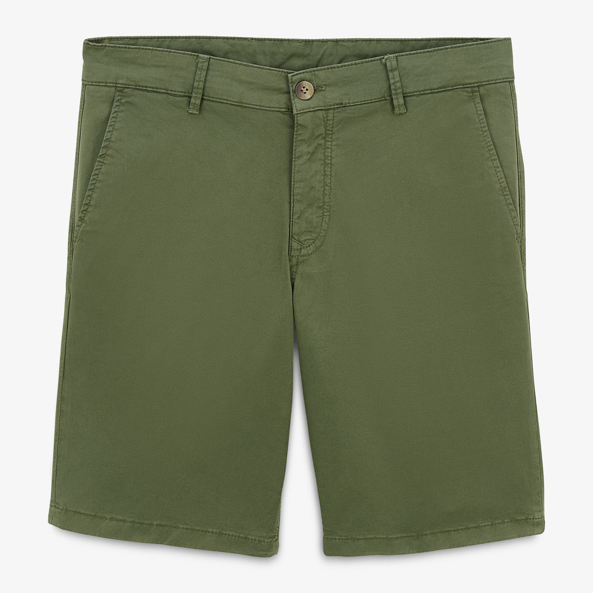 Meaisín compordach Bermuda 200 i gcadás glas khaki