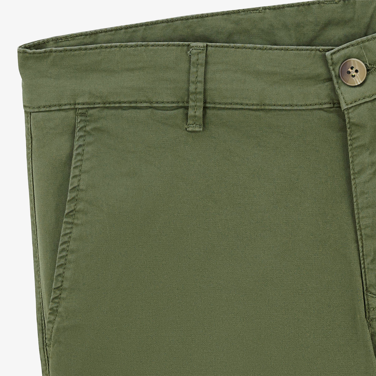 Meaisín compordach Bermuda 200 i gcadás glas khaki