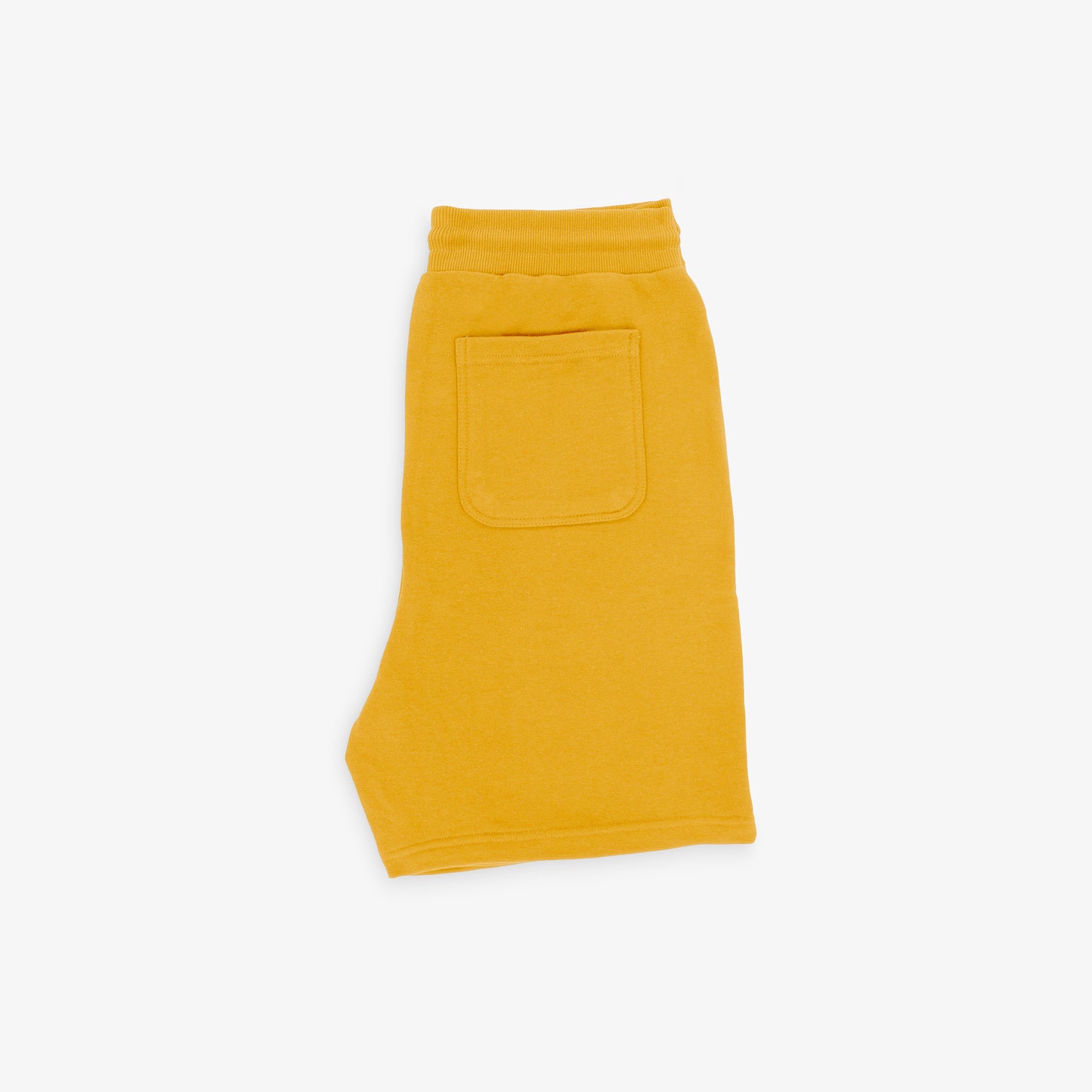 Short en coton molletonné jaune