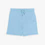 Short en coton molletonné bleu ciel