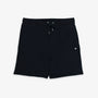 Short en coton molletonné bleu marine