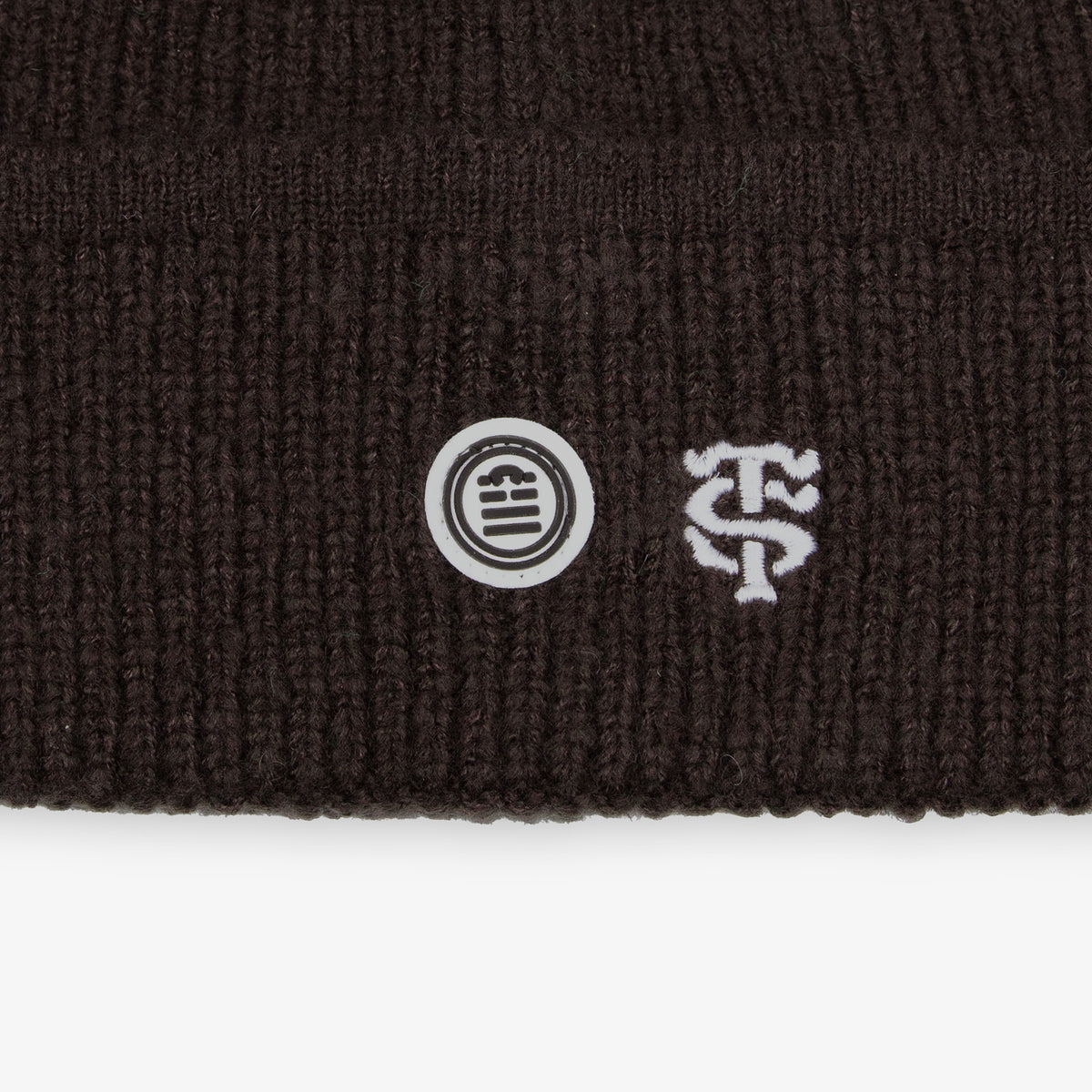 Cappellino con risvolto in maglia marrone dello Stade Toulousain