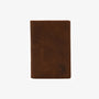 Portefeuille à rabat en cuir marron Brooklin